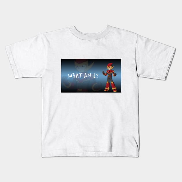 Marcus - What Am I? - Wallpaper Kids T-Shirt by Firestorm Fox